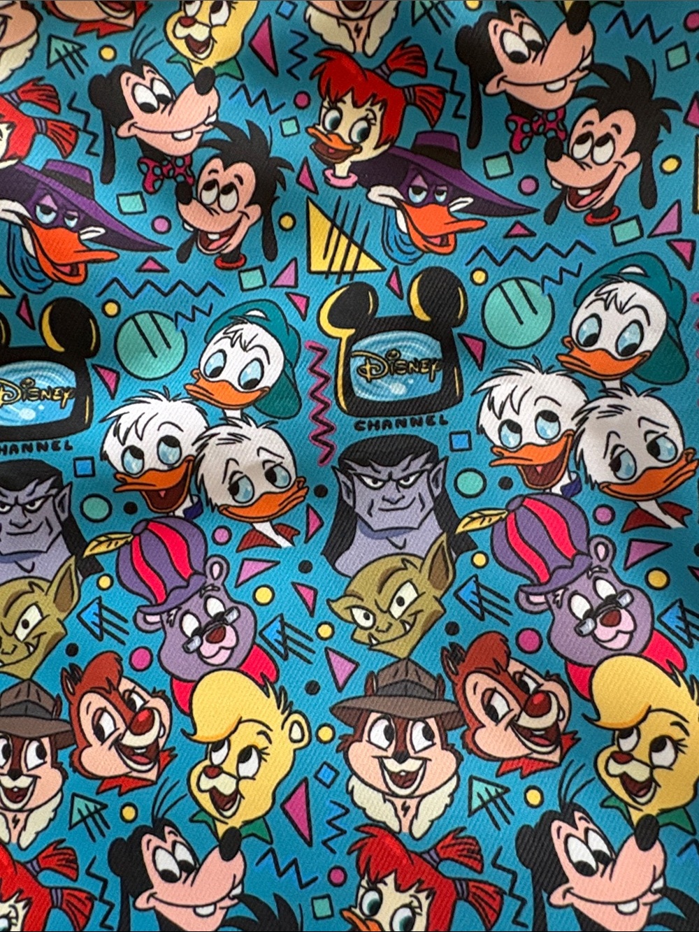 Disney Character Print Tote with Turquoise Tag - Picture 3 of 3